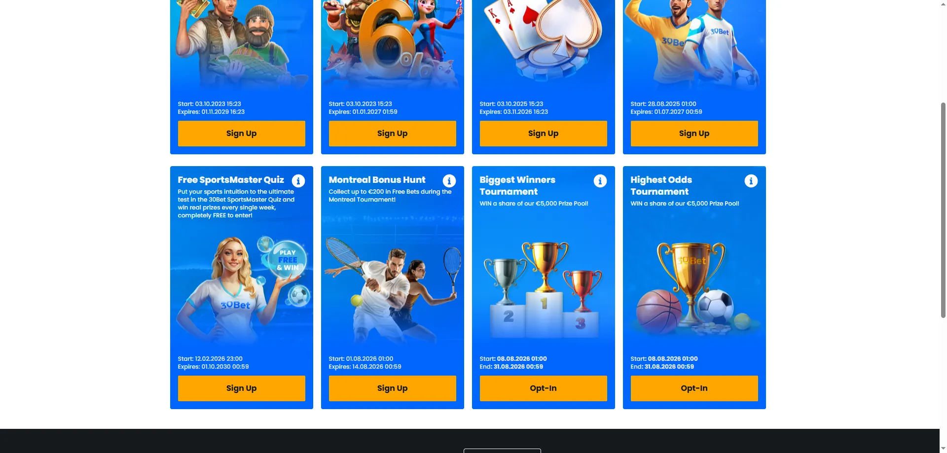Promoções e bônus do 30bet Casino — recargas e cashback
